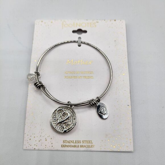 FootNOTES "Mother" stainless steel bracelet - Picture 1 of 2